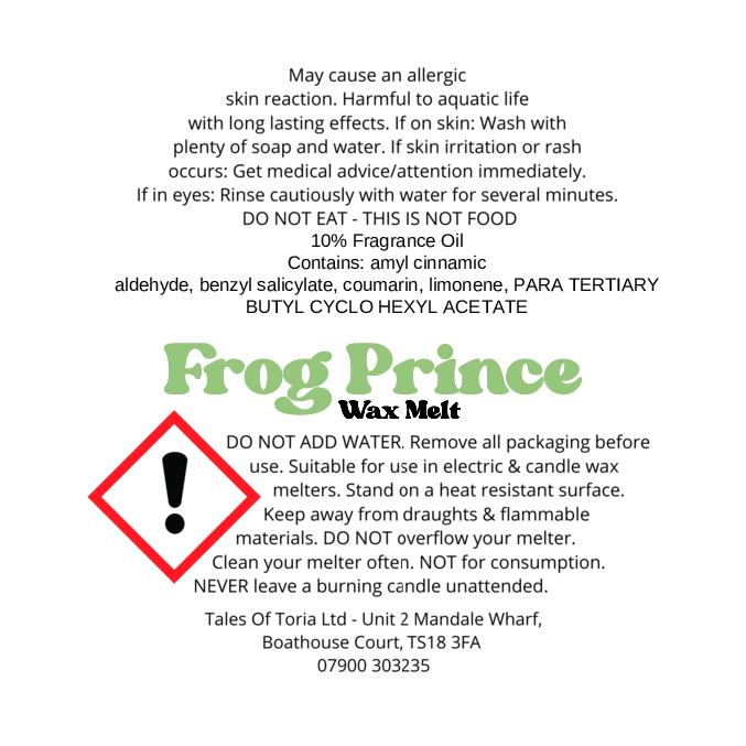 Frog Prince | Decorated Wax Melt
