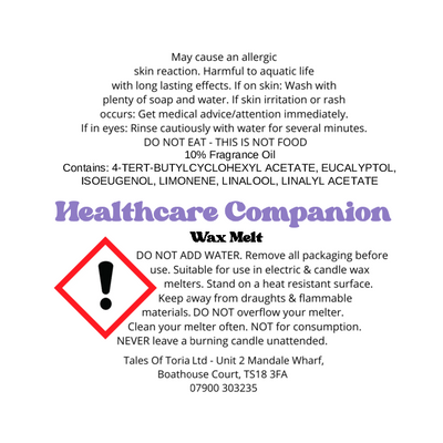 Healthcare Companion | Segment Wax Melt