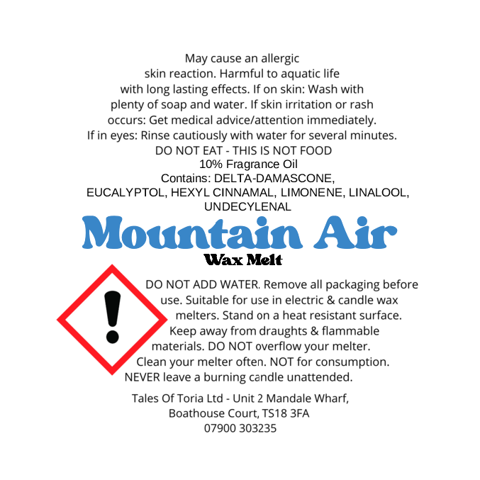 Mountain Air | Segment Wax Melt