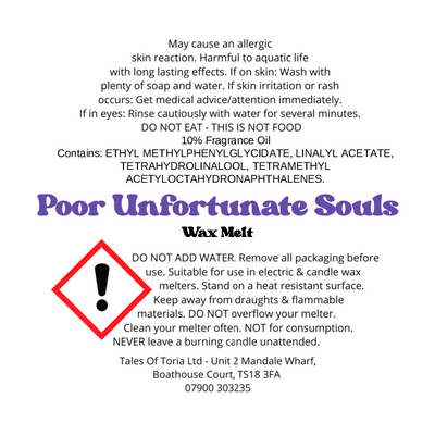 Poor Unfortunate Souls | Decorated Wax Melt