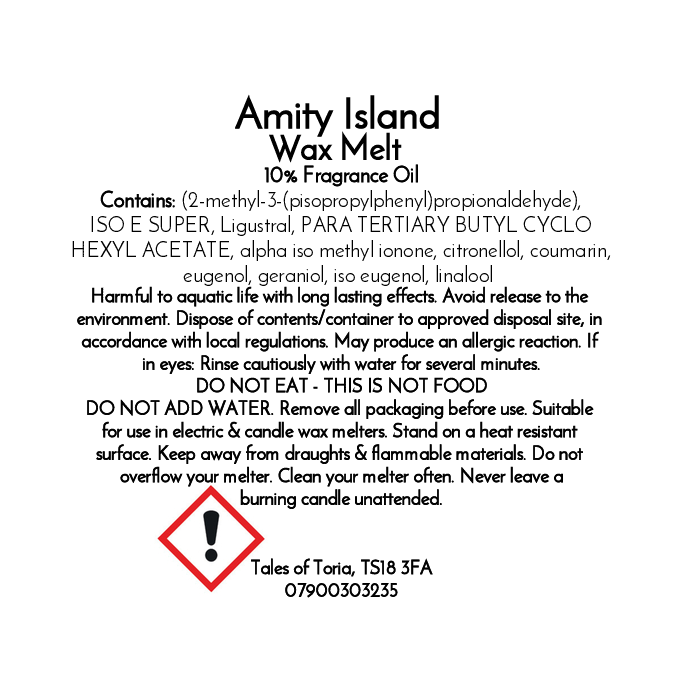 Amity Island | Clamshell Wax Melt