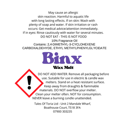 Binx | Decorated Wax Melt