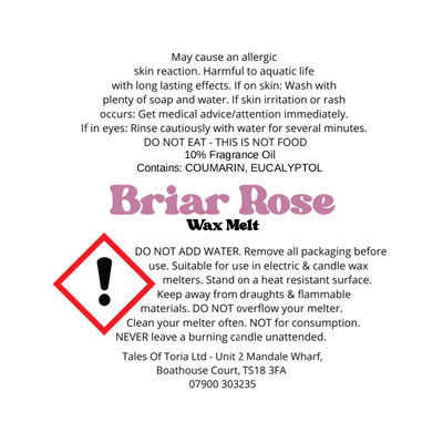 Briar Rose | Decorated Wax Melt