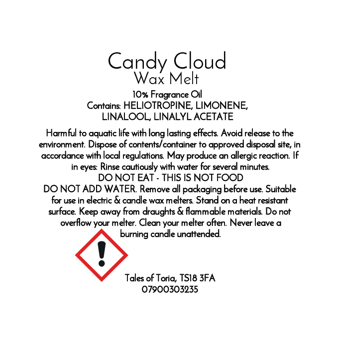 Candy Cloud | Clamshell Wax Melt