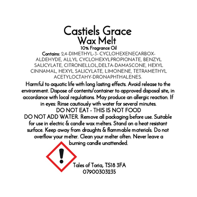Castiels Grace | Clamshell Wax Melt