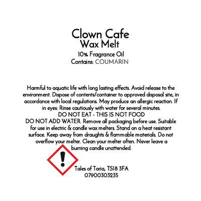 Clown Cafe | Clamshell Wax Melt