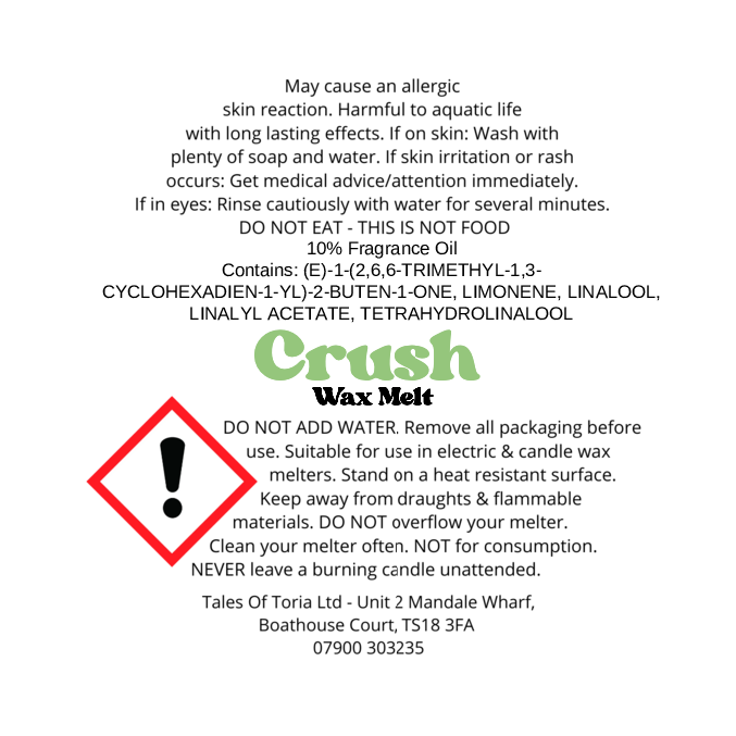 Crush | Decorated Wax Melt