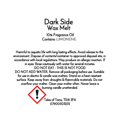Dark Side | Clamshell Wax Melt