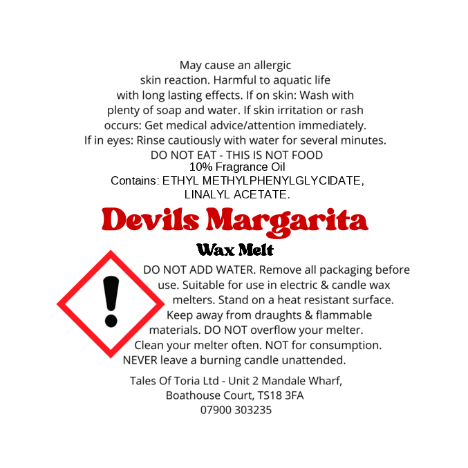 Devils Margarita | Segment Wax Melt