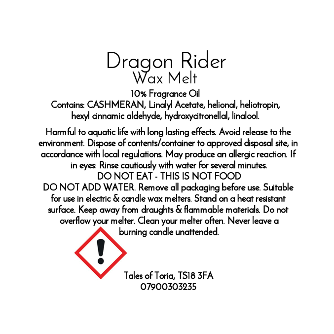 Dragon Rider | Clamshell Wax Melt
