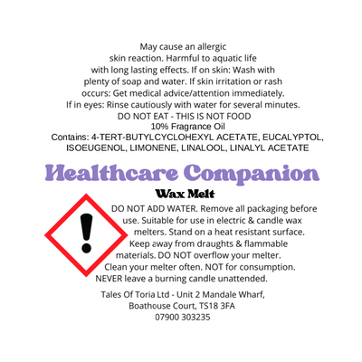 Healthcare Companion | Decorated Wax Melt