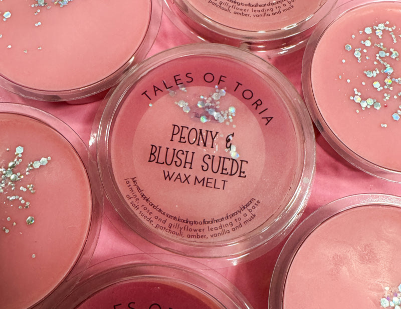 Peony & Blush Suede | Segment Wax Melt