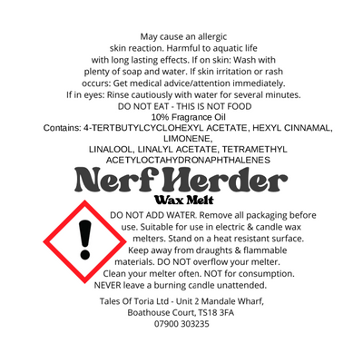 Nerf Herder | Decorated Wax Melt