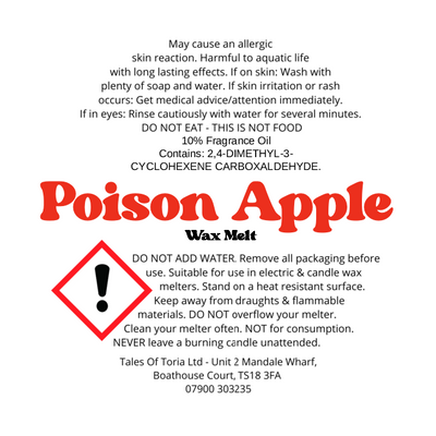 Poison Apple | Decorated Wax Melt