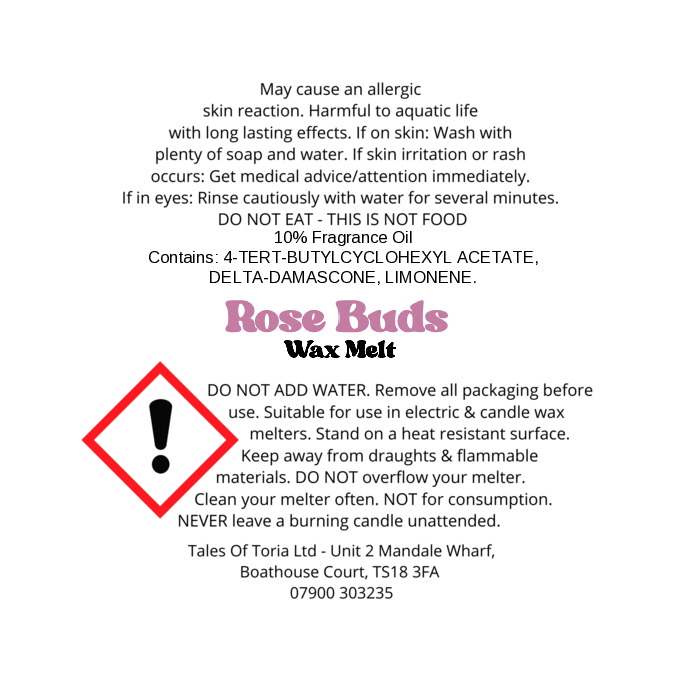 Rose Buds | Segment Wax Melt