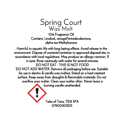 Spring Court | Clamshell Wax Melt | Courts Collection