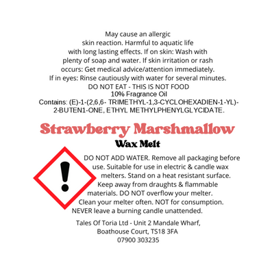 Strawberry Marshmallow | Segment Wax Melt