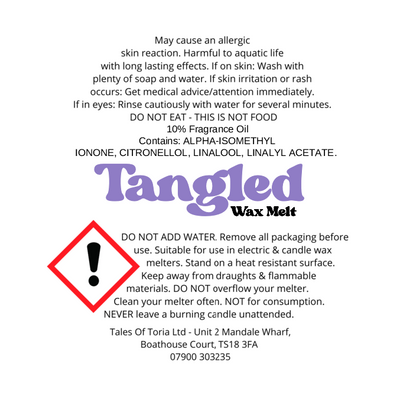 Tangled | Decorated Wax Melt