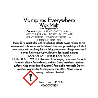 Vampires Everywhere | Clamshell Wax Melt