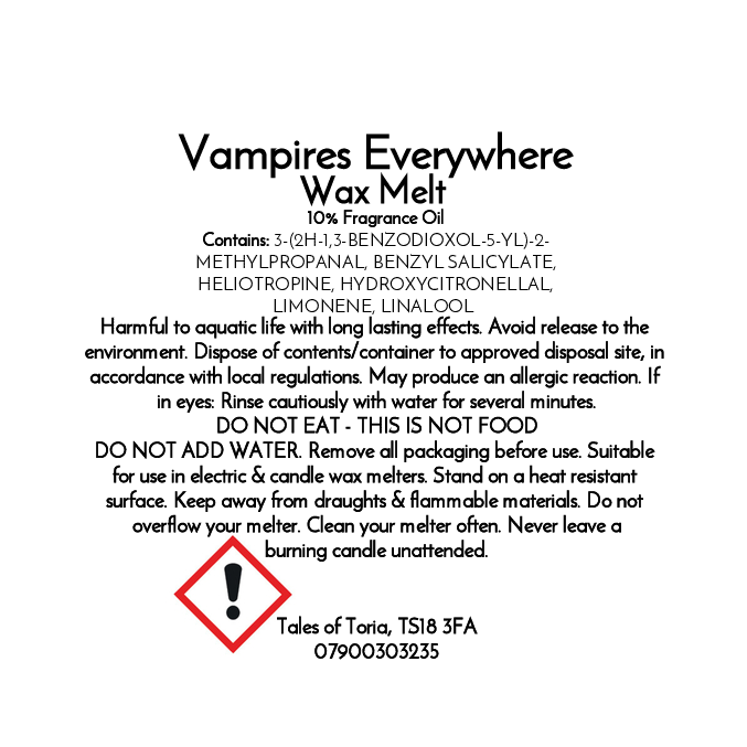 Vampires Everywhere | Clamshell Wax Melt