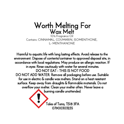 Worth Melting For | Clamshell Wax Melt